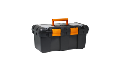 Cutie de scule 500x250x240mm, cu 5 compartimente sub capacul transparent