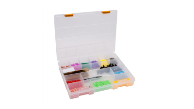 Cutie organizare si sortare, trusa 275x200x40mm, cu 13 compartimente fixe