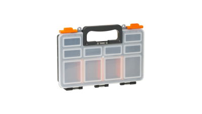 Cutie organizare si sortare profesionala, 290x200x60mm, 4 Compartimente fixe
