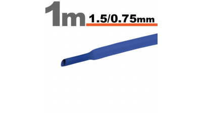 Tub termocontractibil pentru izolare ,marcare si protectie Albastru 1,5 / 0,75 mm, 20m
