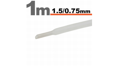 Tub termocontractibil pentru izolare ,marcare si protectie Transparent 1,0 / 0,65 mm, 20m