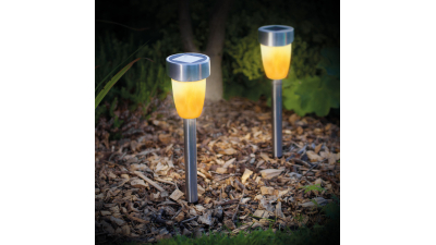 Garden of Eden - Lampa solara LED, imitatie flacara, material plastic - 360 x 55 cm