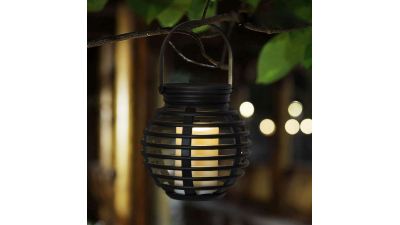 Garden of Eden - Lampa solara LED, imitatie lumanare, suspendabila alb cald- 10 x 11 cm