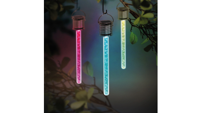 Garden of Eden - Lampa solara LED RGB model bule - 175 x 30 mm