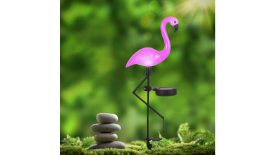 Lampa LED flamingo - detasabil - plastic - 52 x 19 x 6 cm