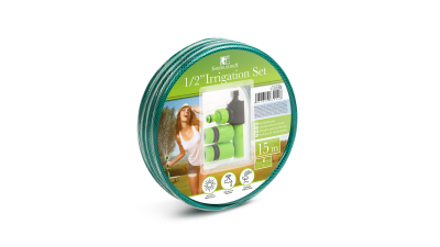Garden of Eden - Set de stropit gradina, 15 m, verde