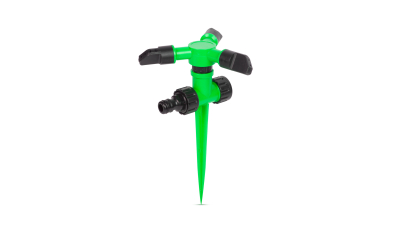 Aspersor circular cu trei capete cu unghi reglabil la 360  grade, plastic