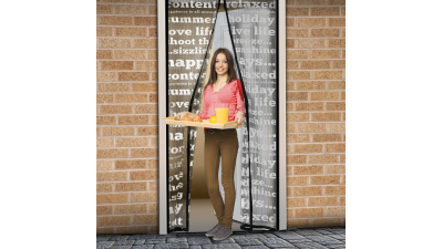 Plasa tantari pentru usi - inchidere magnetica, 100x210 cm, model 11398B
