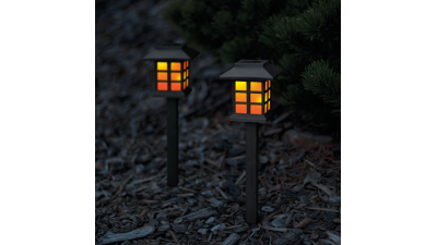 Lampa solara LED imitatie flacara, 38 cm Garden of Eden 