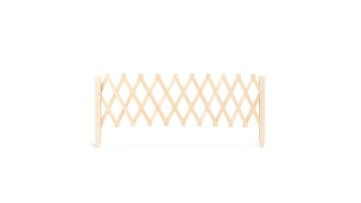 Garden of Eden - Bordura pentru pat de flori / gard - 110 x 34 cm - natur