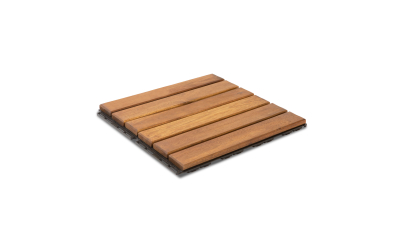 Pardoseala din lemn - 6 lamele - 30 x 30 cm - maro deschis - 6 buc /pachet