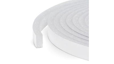 Delight - Profil de etansare buretos, autoadeziv pentru Ferestre si usi, 5 m- alb, 10 mm