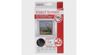 Plasa anti-tantari pentru ferestre 100x100cm - negru