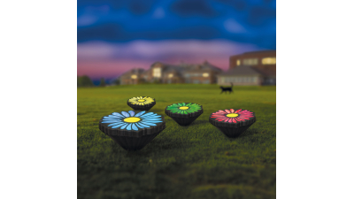 Lampa solara LED - model flori - culoare - 360 cm