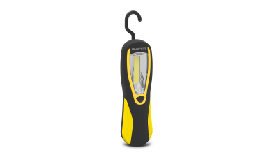 Lampa de lucru cu baterii tip AA cu led tip COB 250 lumeni, cu talpa magnetica, corp lampa cauciucat lampa inspectie service , 20x6x3cm