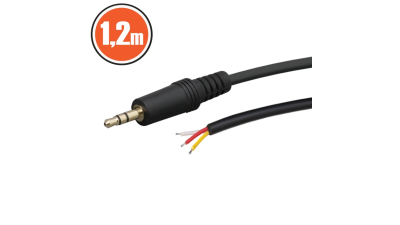 Cablu JACK 3,5 stereo JACK fisa 1,2 m, Set 5 buc