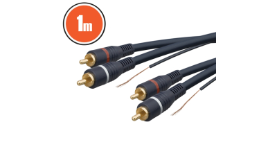 Cablu RCA fisa 2 x RCA - fisa 2 x RCA 1,0 m