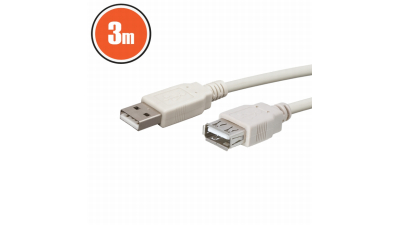 Prelungitor USB fisa A - soclu A 3,0 m