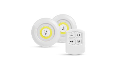Set de lampi autoadezive de perete - cu telecomanda