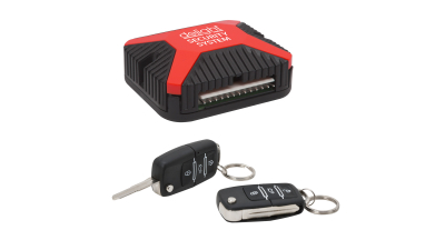 Modul inchidere centralizata Carguard , cu telecomanda cu lamela rabatabila tip briceag cu 3 butoane, functie cautare, deschidere portbagaj, blocare/ deblocare usi