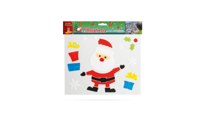 Decoratie gel pentru Geam - Craciun - XXL, 5 buc. / Pachet