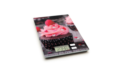 Vog und Arths - Cantar de bucatarie, 5 kg, model „muffin roz inch