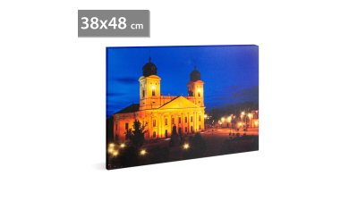FAMILY POUND - Tablou cu LED - "Debretin", 2 x AA, 38 x 48 cm