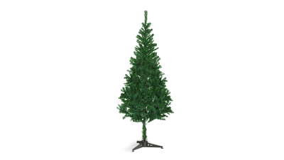 Brad artificial cu picior din plastic - 120 cm