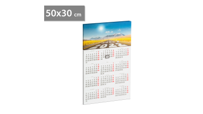 Calendar de perete cu LED - 2 x AA, 50 x 30 cm