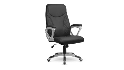 Scaun de birou - premium (negru)