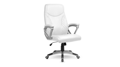 Scaun de birou - premium (alb)