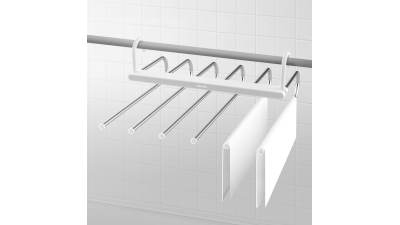 Suport pentru prosoape / cuier pentru camara - metal - 6 umerase