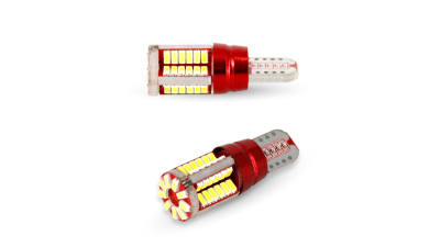 Bec de pozitie tip LED Canbus T10 W2.1x9.5 12V 3W 5W5, culoare alb , set 2 buc