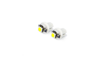 Bec auto led Carguard 12V B8.5d 0.25W cu dulie de plastic pentru bord , 2 buc.