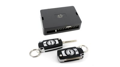 Modul inchidere centralizata cu telecomanda tip cheie briceag cu 4 butoane, blocare/ deblocare usi, cautare masina, Carguard MIC003