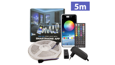 Set banda LED RGB - SMART - 5m, IP65 - SunShine