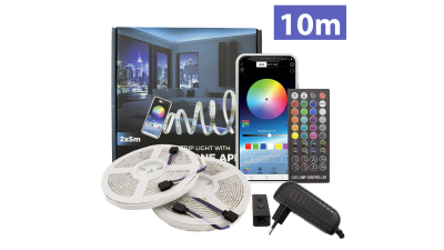 Set banda LED RGB - SMART - 10 m, IP65 - SunShine