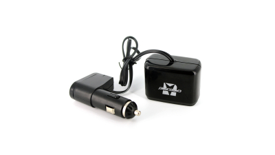 Prelungitor bricheta auto Carguard, 12V- 24V, priza dubla DC6A, USB 1000mA