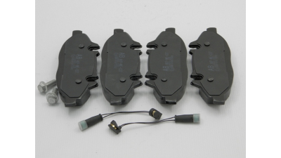 Set placute frana fata Mercedes Vito 2003-2008, Viano 2003-2008, Cu Senzor & Suruburi, HKP-ME-037