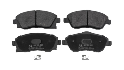 Set placute frana fata Opel Corsa C 2000-, Combo 2001-, Meriva 2004- Tigra 2004- Sistem Trw, HKP-PL-020