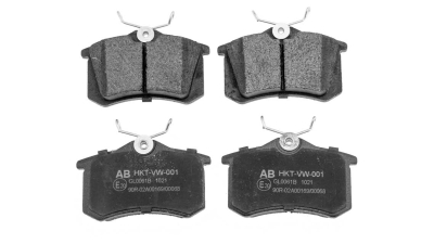 Set placute frana spate Vw Golf Iii-Vi, Passat -2005, Audi A1-A8, Skoda Fabia, Octavia, Th=17mm, HKT-VW-001