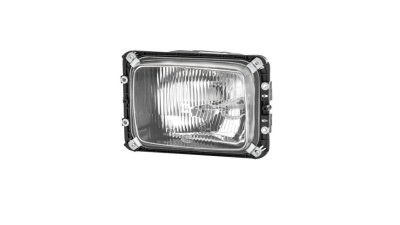 Far MERCEDES 709-1524, 1984-/1991-; T2 (507D-814D), 1986-1995, HELLA, fata, partea stanga, 12/24V; H4+T4W; manual;