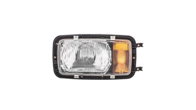 Far MERCEDES MK/SK (1222-4850), 09.1988-04.1998, HELLA, fata, partea stanga, tip bec H4+P21W+T4W; manual;