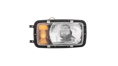 Far MERCEDES MK/SK (1222-4850), 09.1988-04.1998, HELLA, fata, partea dreapta, tip bec H4+P21W+T4W; manual;