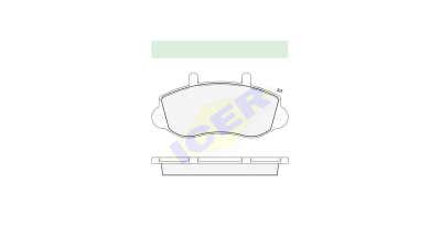 Set placute frana Icer 141219, parte montare : Punte Fata