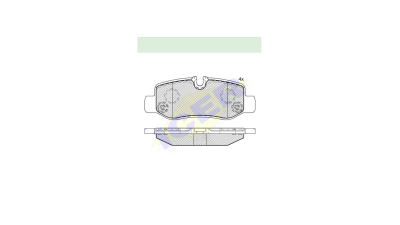 Set placute frana Icer 142192, parte montare : Punte Spate