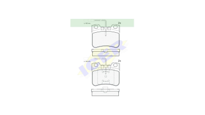 Set placute frana Icer 180788, parte montare : Punte Fata
