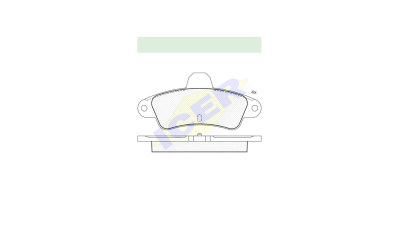Set placute frana Icer 180918, parte montare : Punte Spate