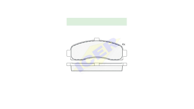 Set placute frana Icer 180922, parte montare : Punte Fata