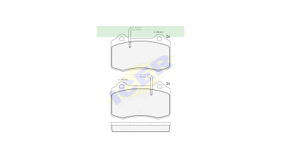Set placute frana Icer 181211, parte montare : Punte Fata